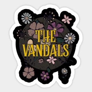 Aesthetic Vandals Proud Name Flowers Retro Styles Sticker